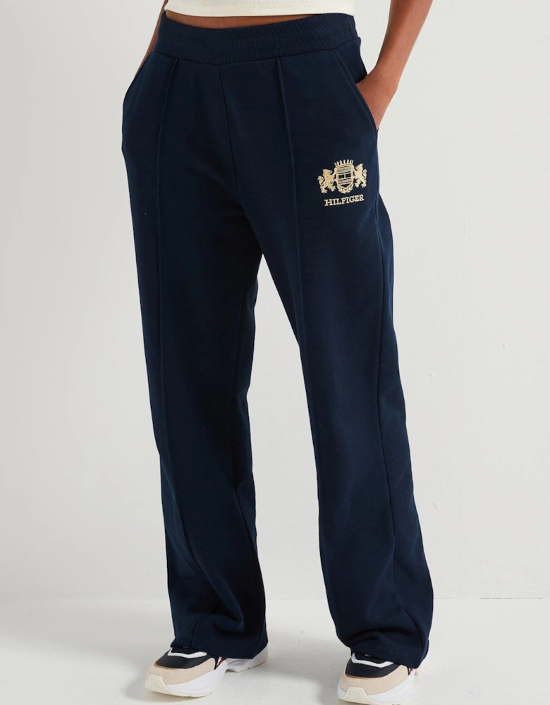 Varsity Crest Sweatpants - Navy