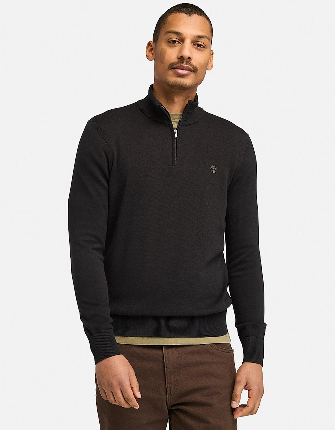 Williams River Knitted Jumper 1/4 Zip - Navy, 6 of 5