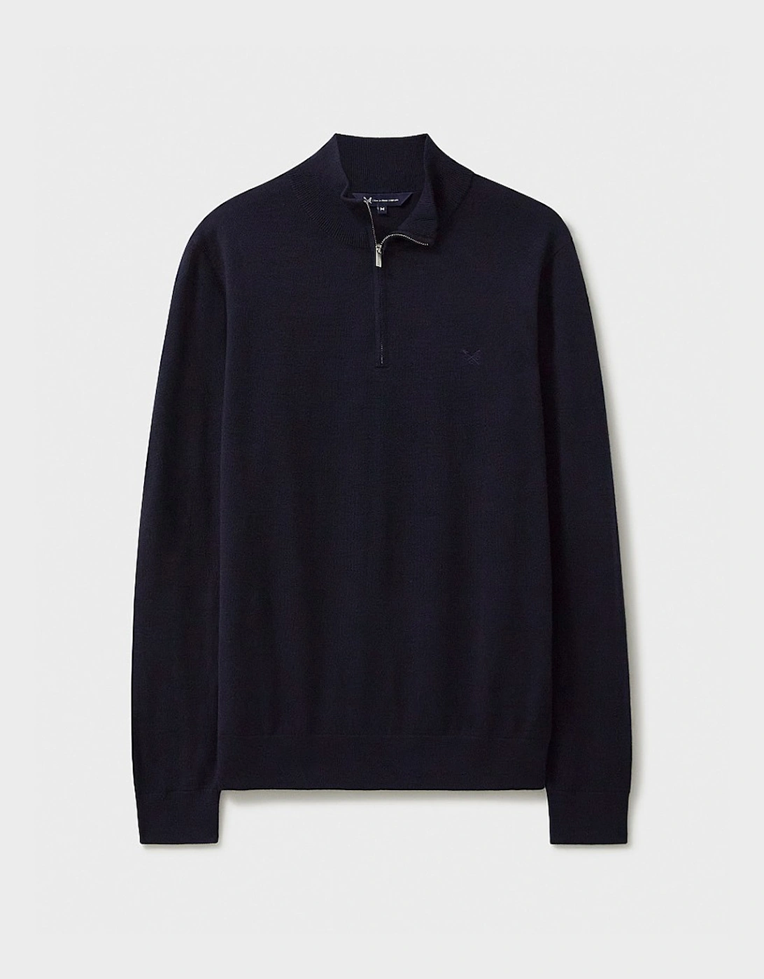 Men's Merino Half Zip Jumper Heritage Dark Navy