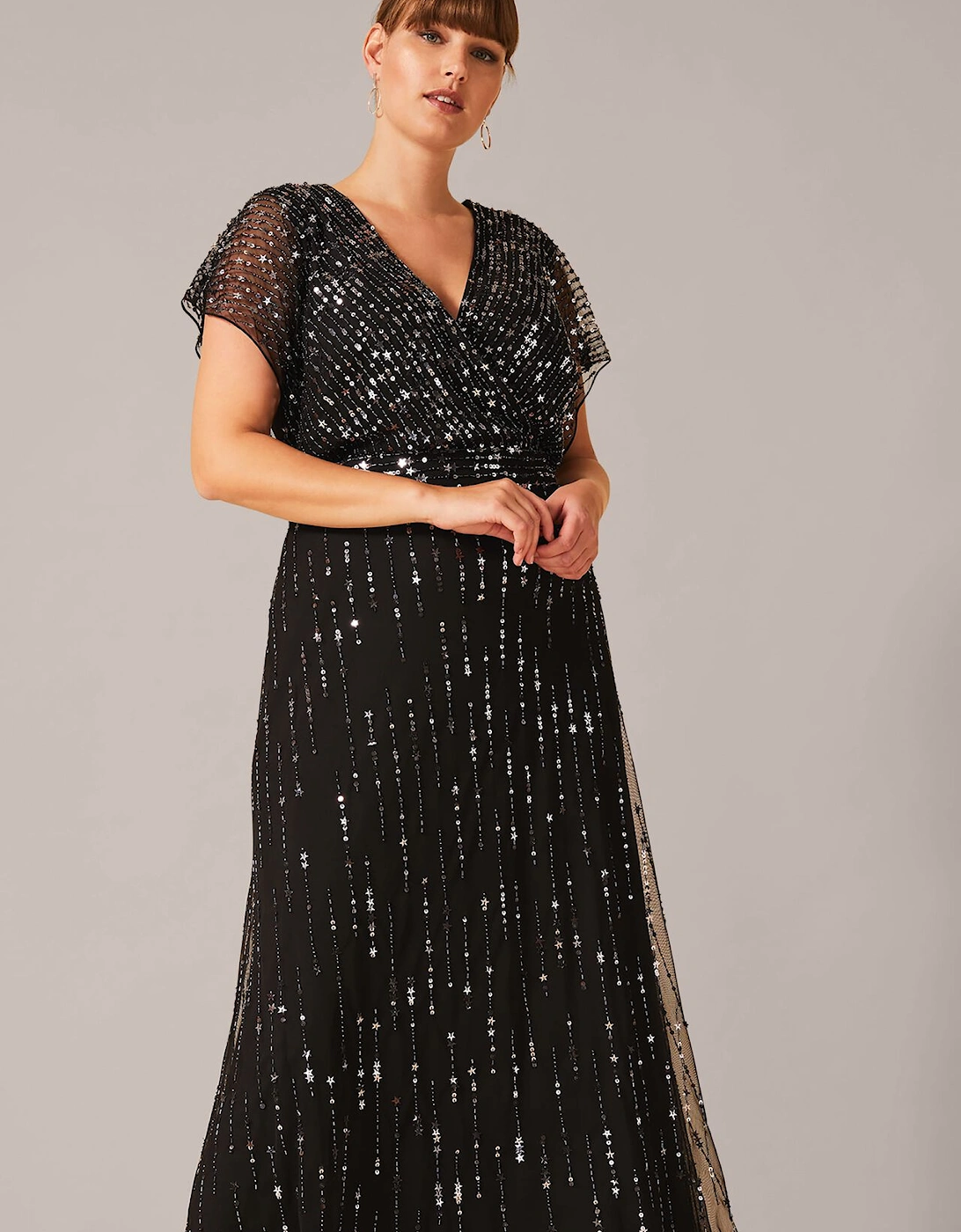 Shante Sequin Maxi Dress