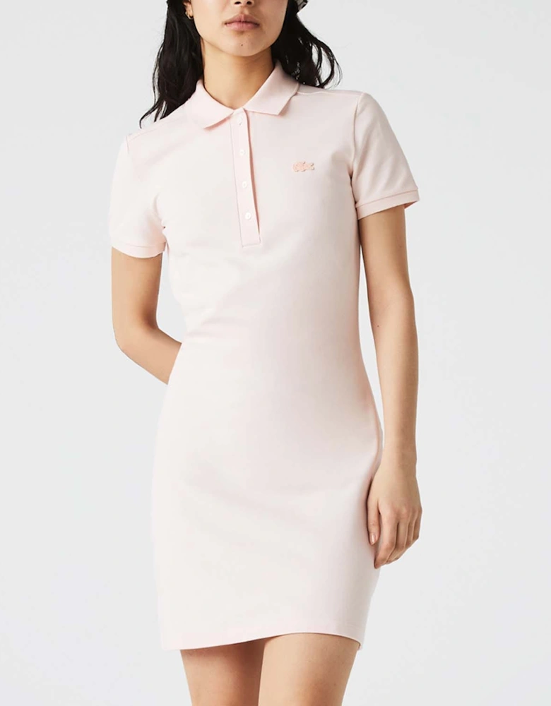 Slim Fit Stretch Piqué Polo Dress