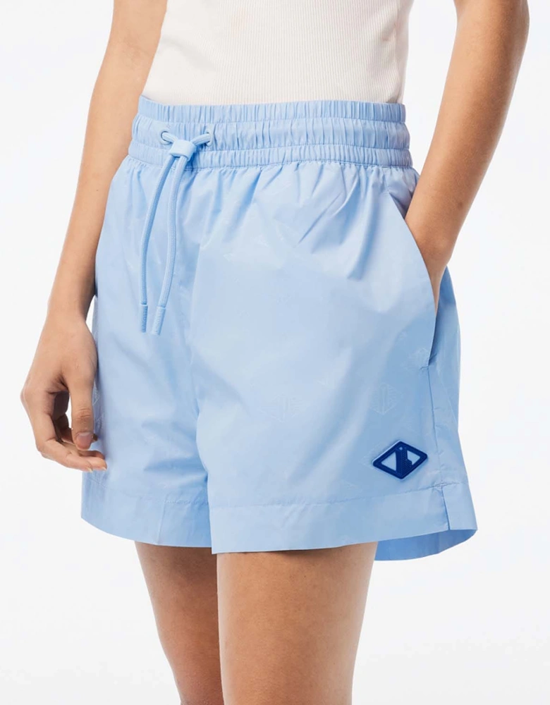 Monogram Print Shorts