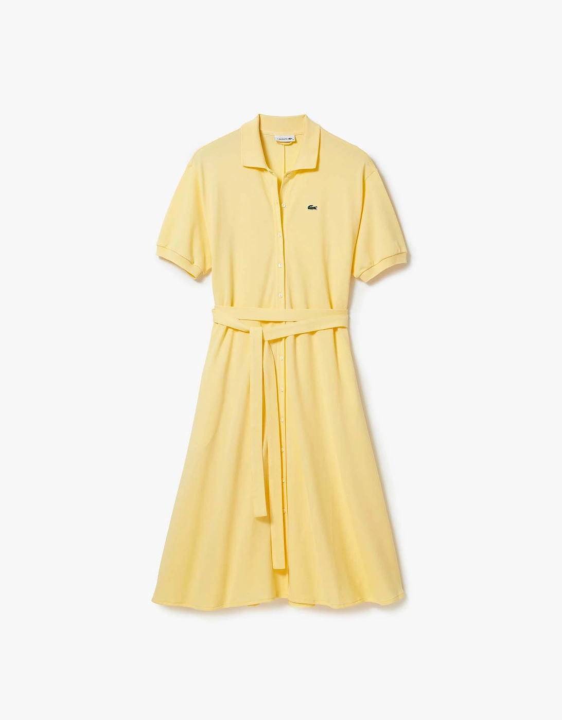 Cotton Piqué Belted Polo Dress, 7 of 6