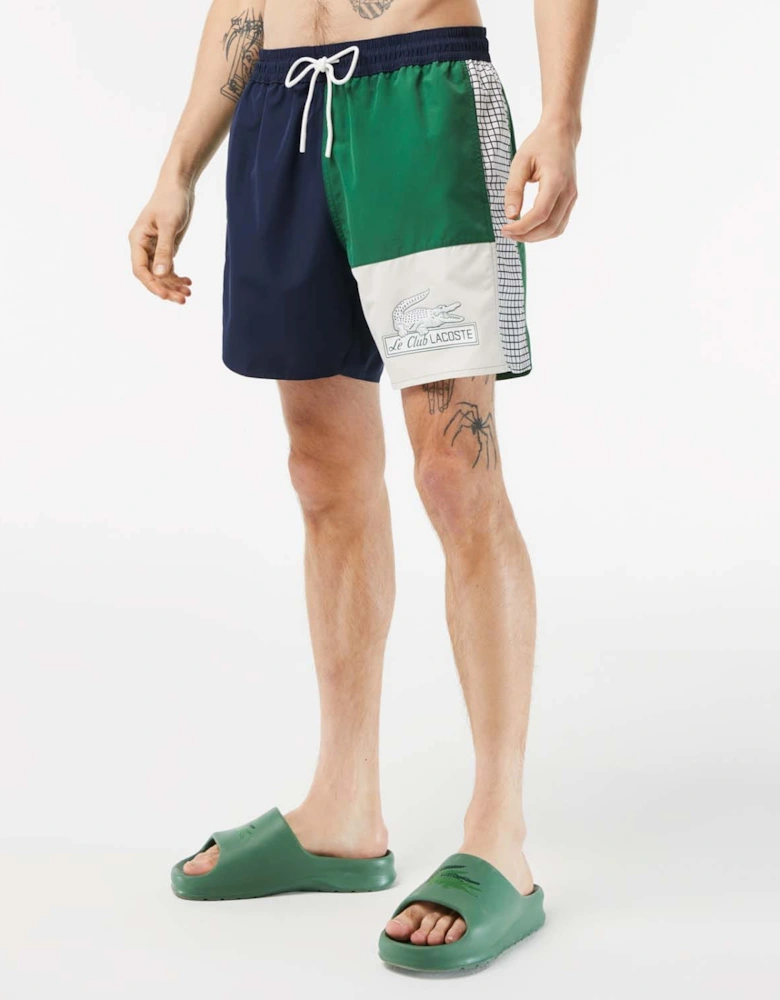 Multi Panel Swim Shorts