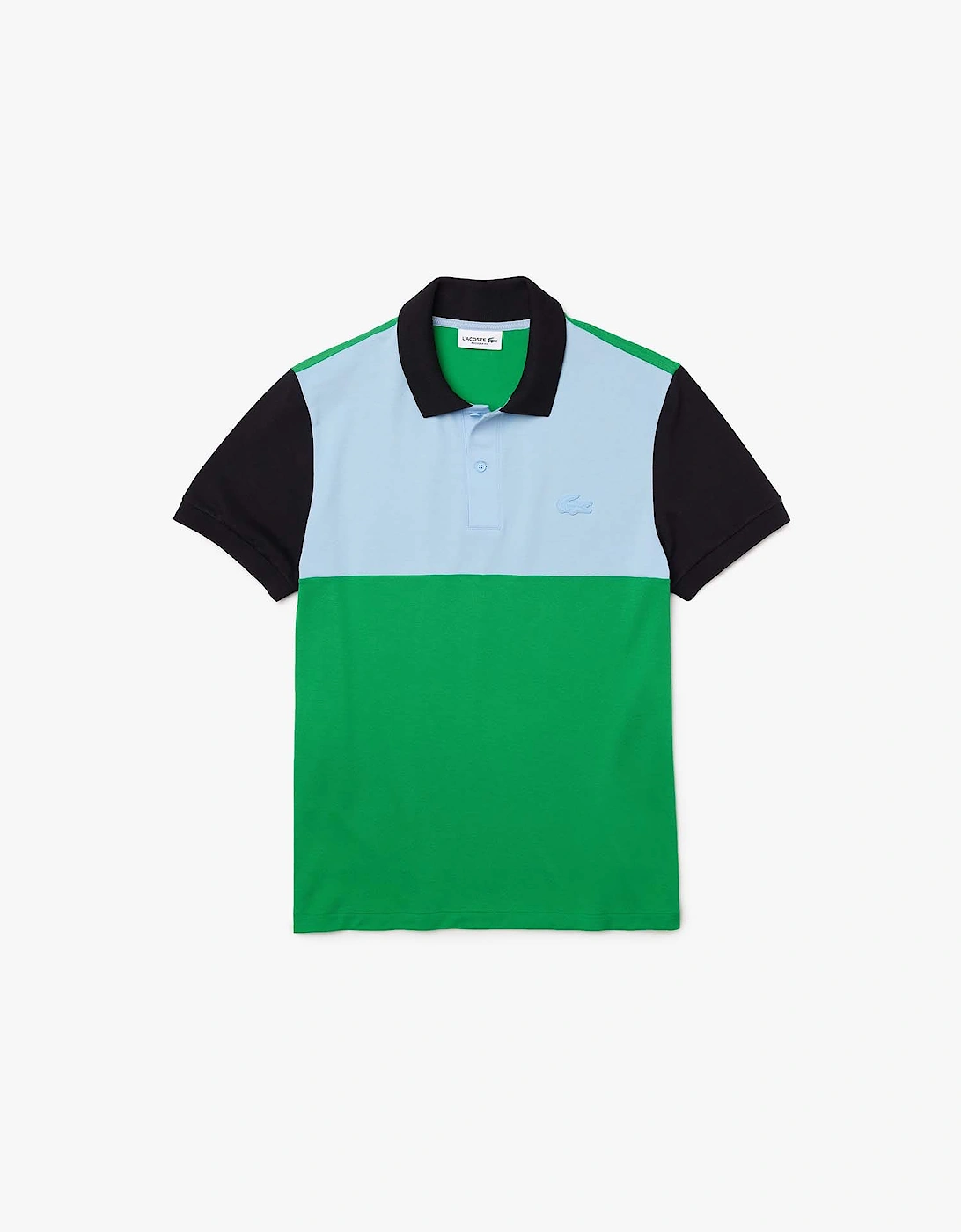 Regular Fit  Colourblock Piqué Polo Shirt, 6 of 5