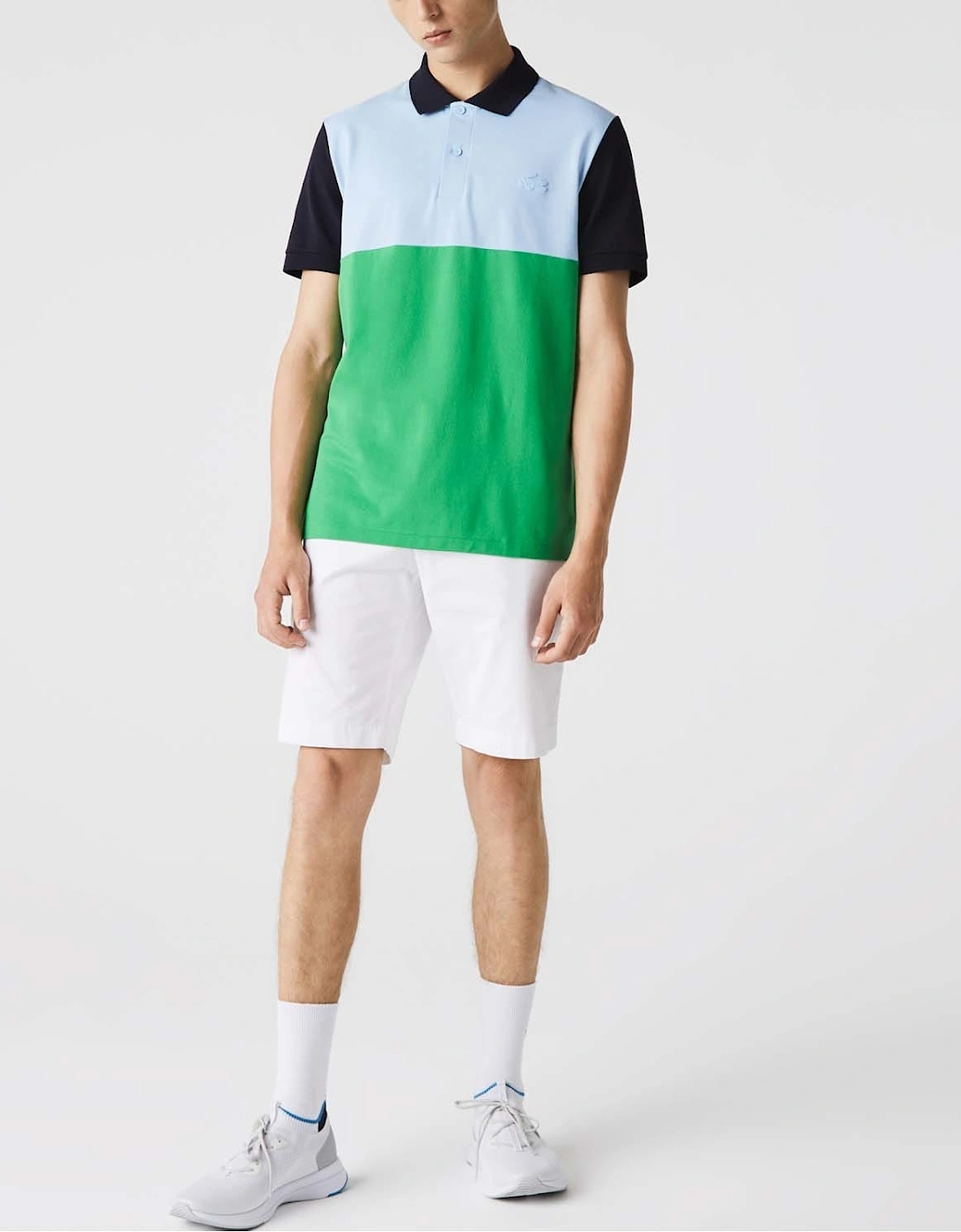 Regular Fit  Colourblock Piqué Polo Shirt