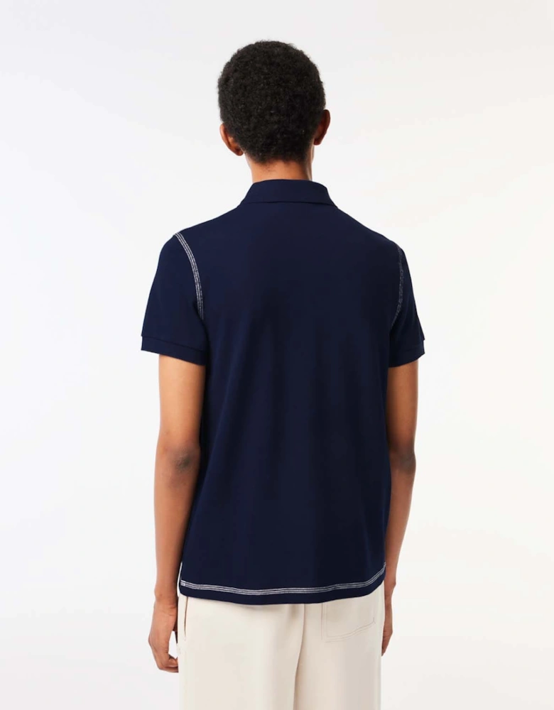 Organic Cotton Printed Polo Shirt