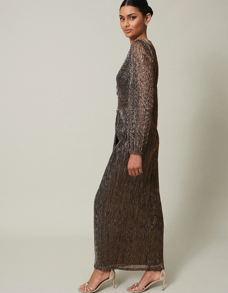 Brielle Shimmer Maxi Dress