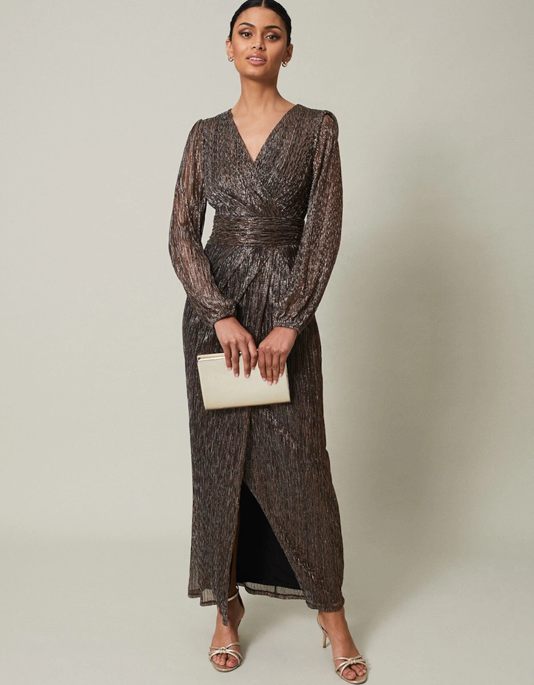 Brielle Shimmer Maxi Dress