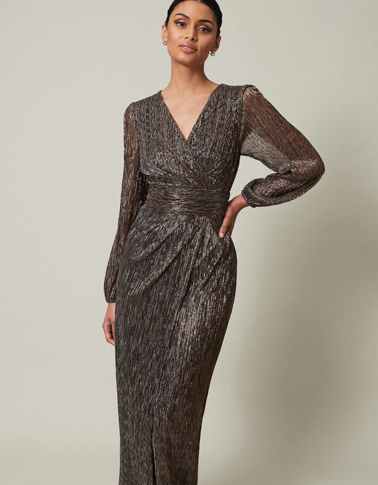 Brielle Shimmer Maxi Dress