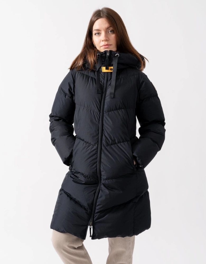 Rindou Womens Hooded Down Padded Coat