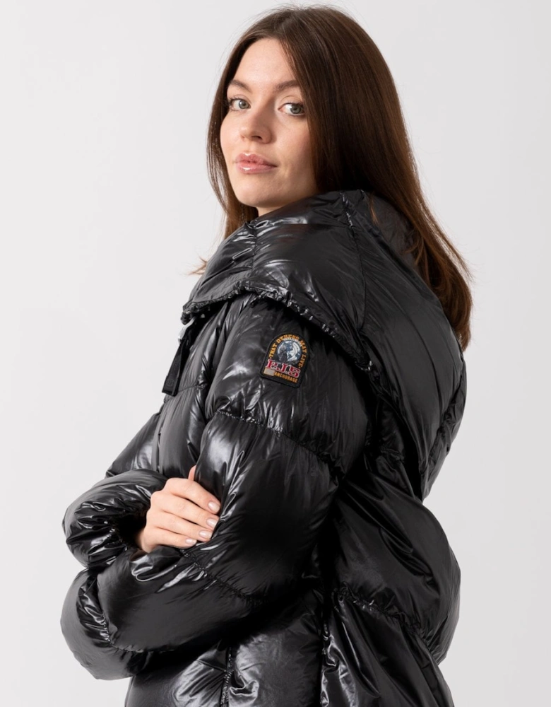 Water Lily Womens Hooded Down Jacket