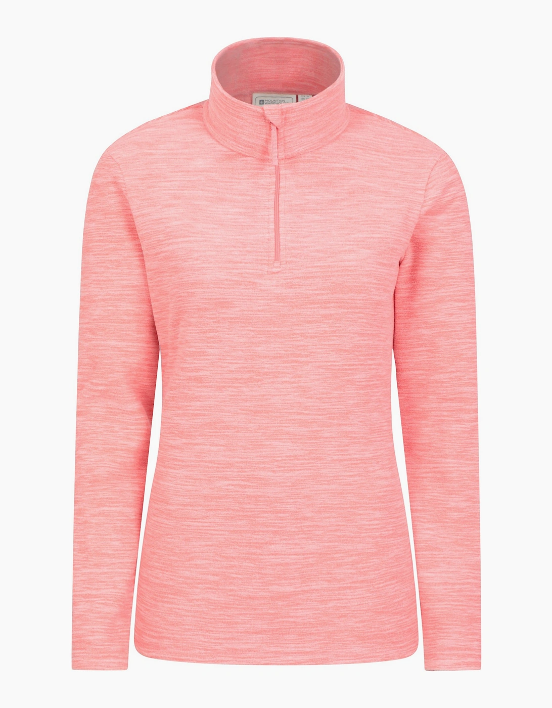Mountain Warehouse Women's Pink/Orange/Red / Snowdon Melange Fleece Top  16 Size 16 Uk