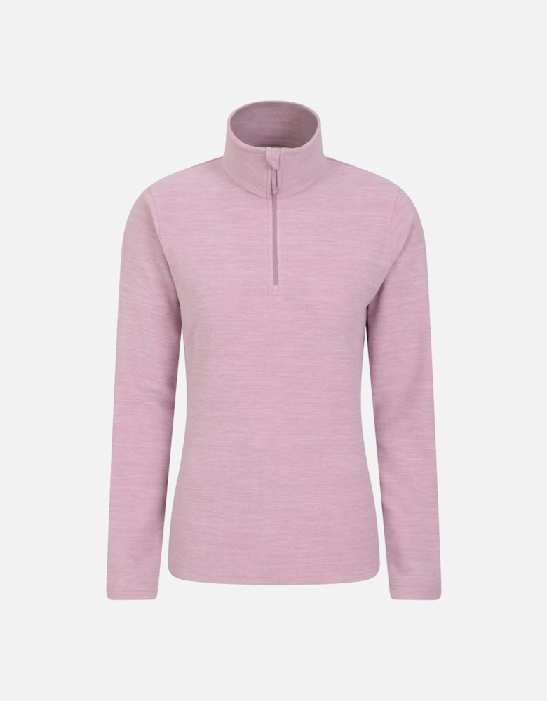 Womens/Ladies Snowdon Melange Fleece Top