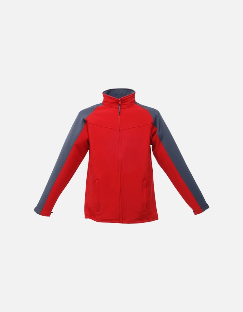 Uproar Mens Softshell Wind Resistant Fleece Jacket