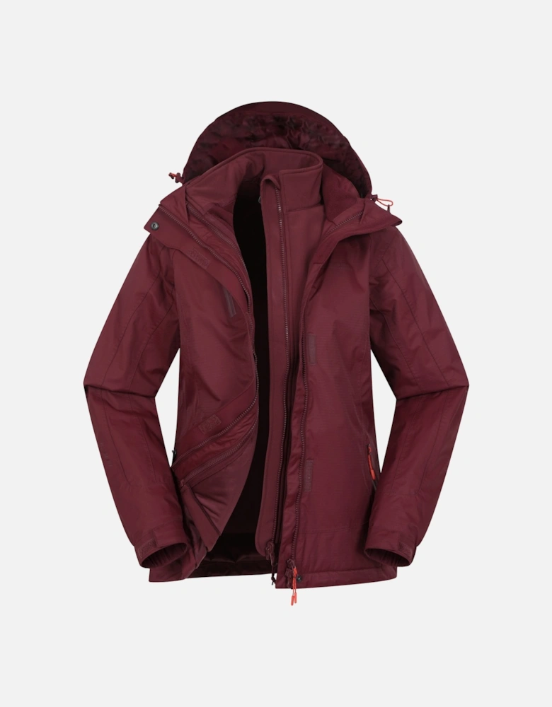 Womens/Ladies Bracken Extreme 3 in 1 Waterproof Jacket