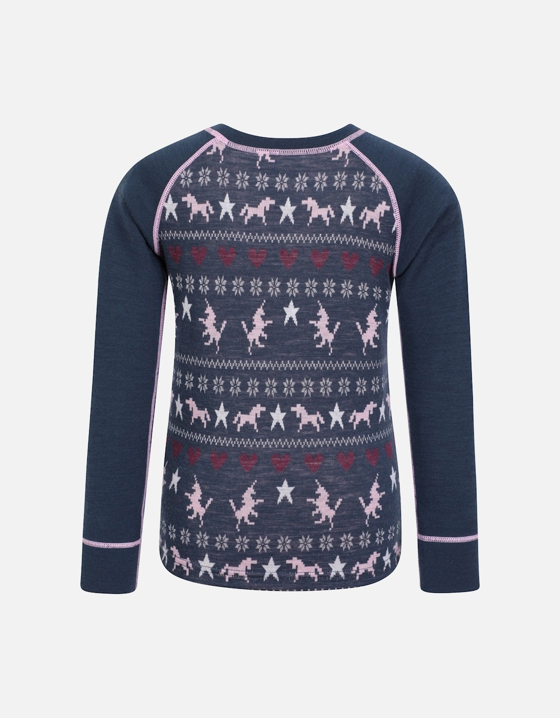 Childrens/Kids Jacquard Thermal Base Layers Set