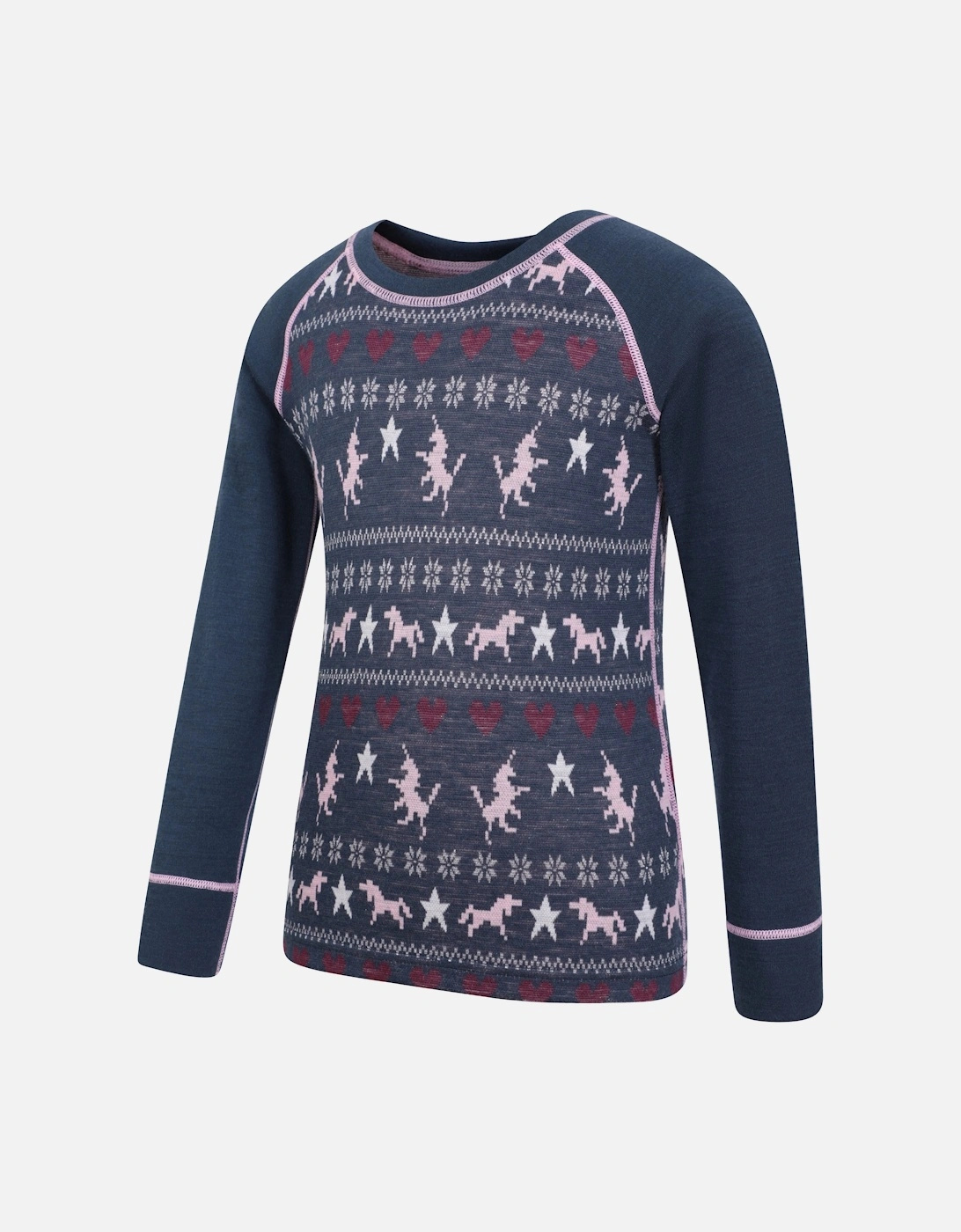 Childrens/Kids Jacquard Thermal Base Layers Set
