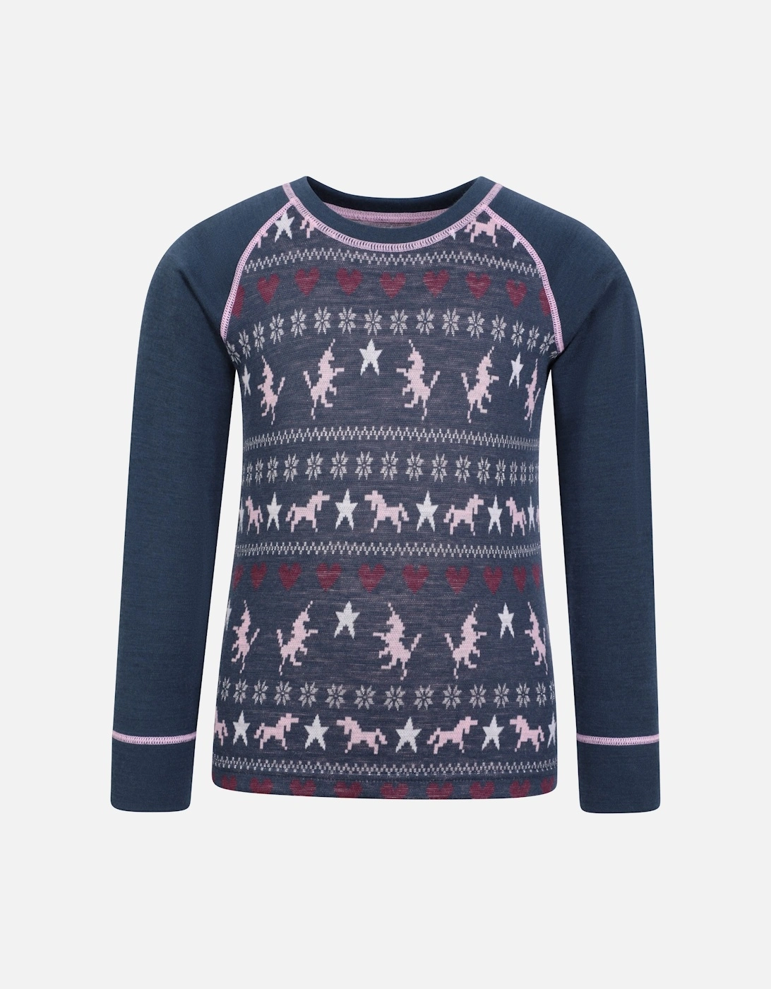 Childrens/Kids Jacquard Thermal Base Layers Set