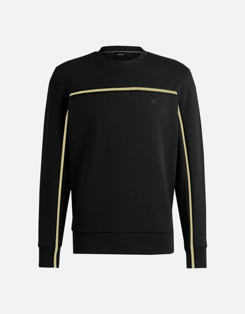 Men's Black Salbo Sweatshirt with Taping