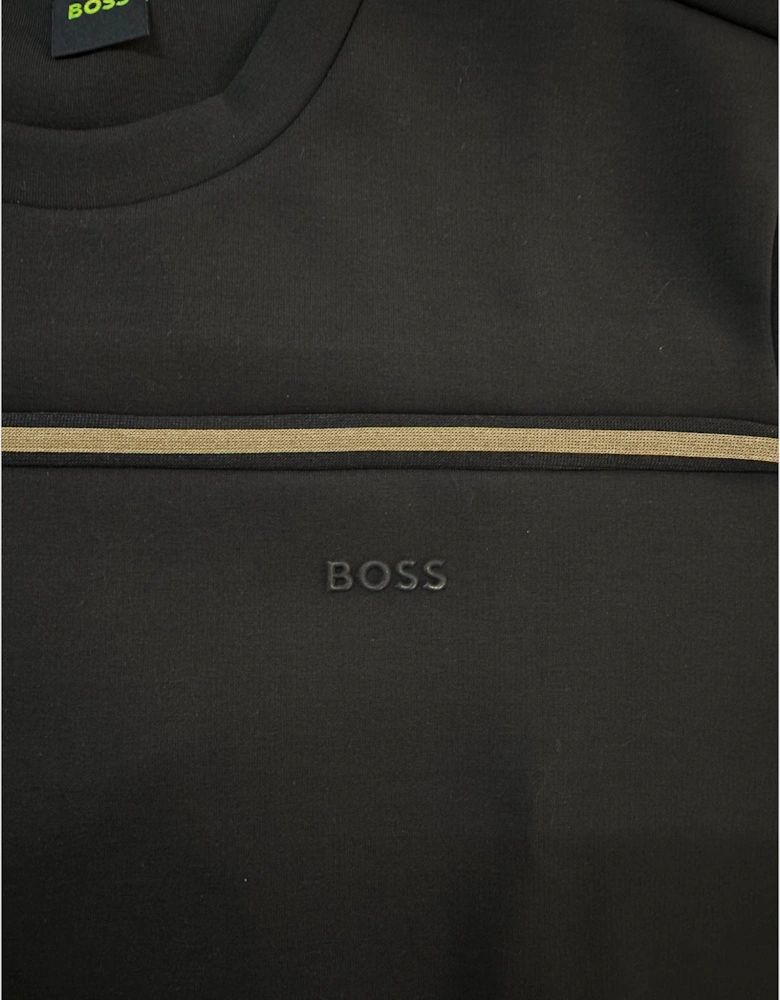 Men's Black Salbo Sweatshirt with Taping