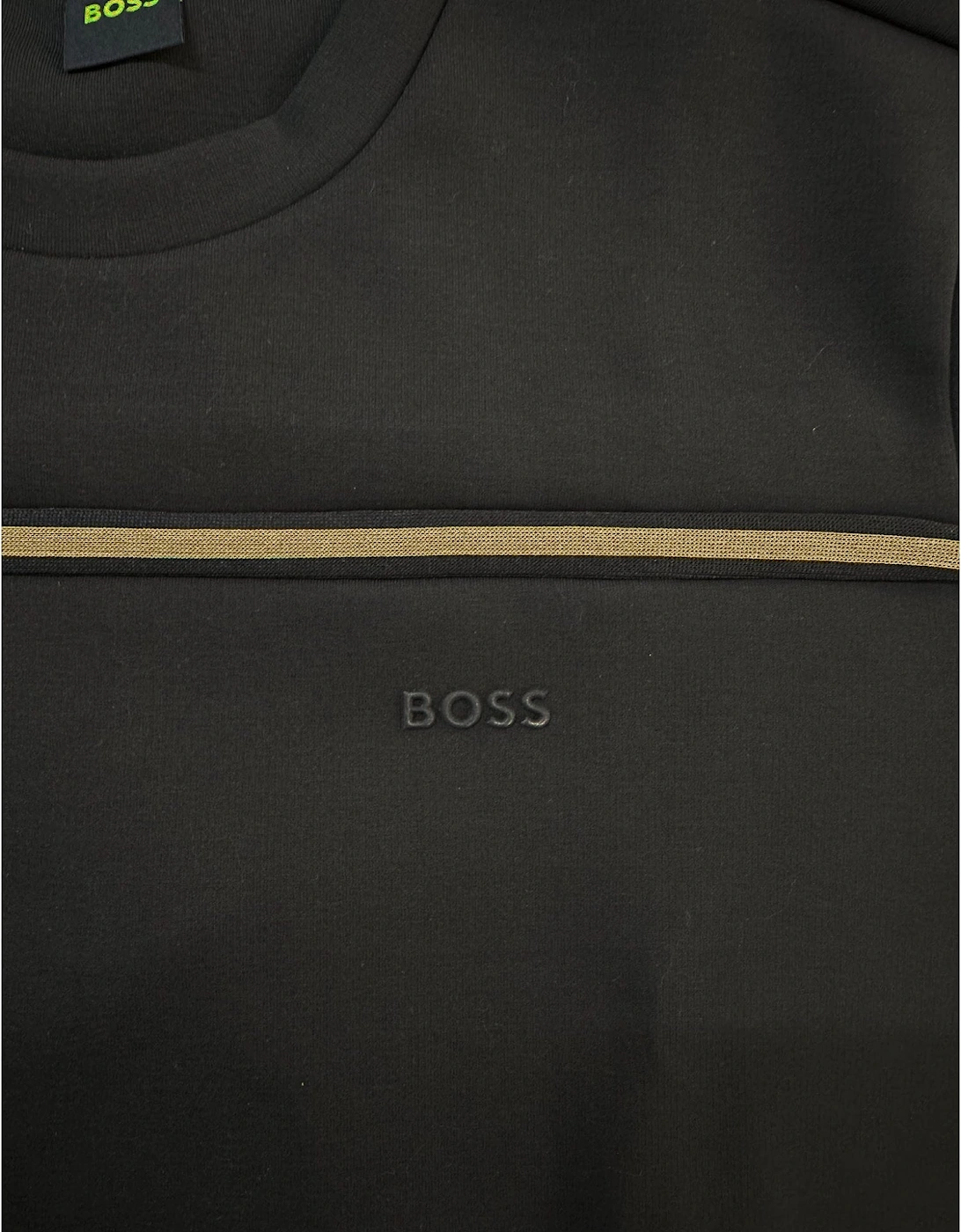 Men's Black Salbo Sweatshirt with Taping