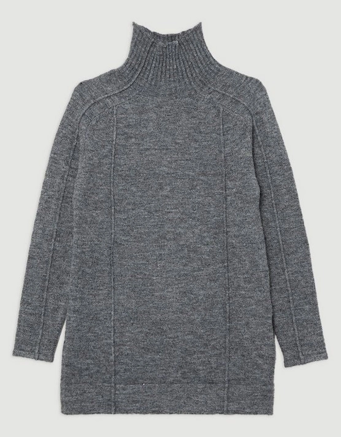 Wool Blend Cosy Knit Longline Jumper