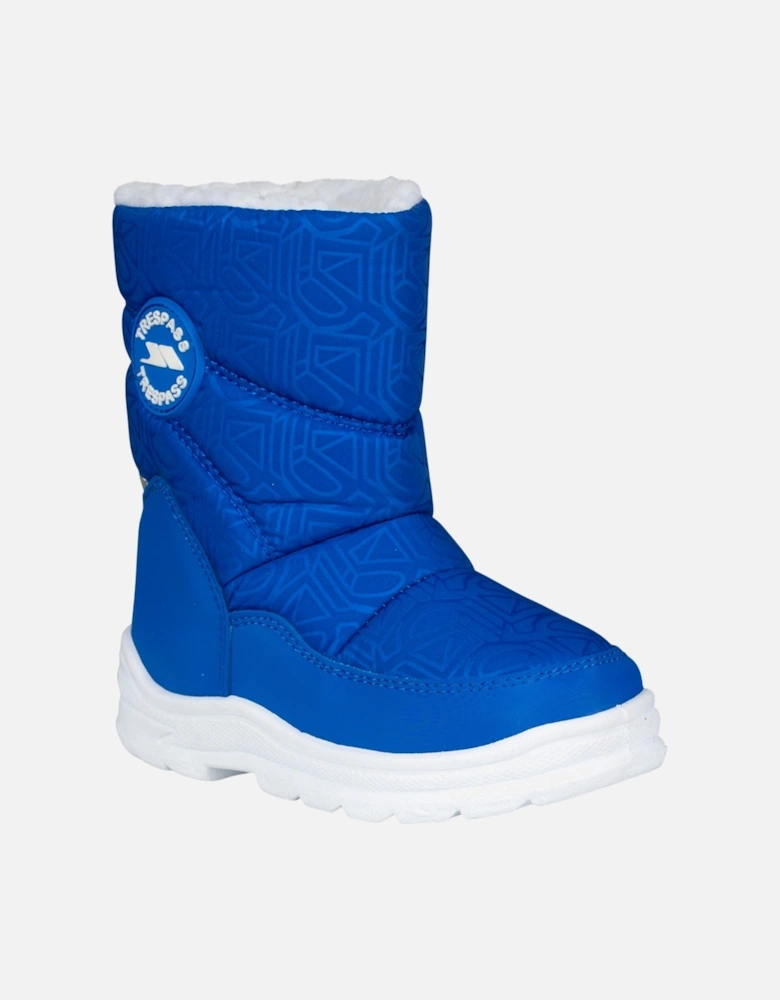 Childrens/Kids Snowflake Snow Boots