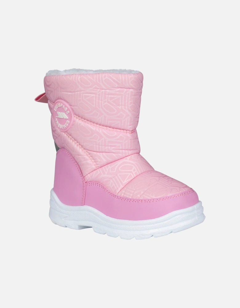 Childrens/Kids Snowflake Snow Boots