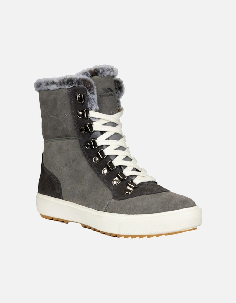 Womens/Ladies Korinna Suede Lace Up Snow Boots