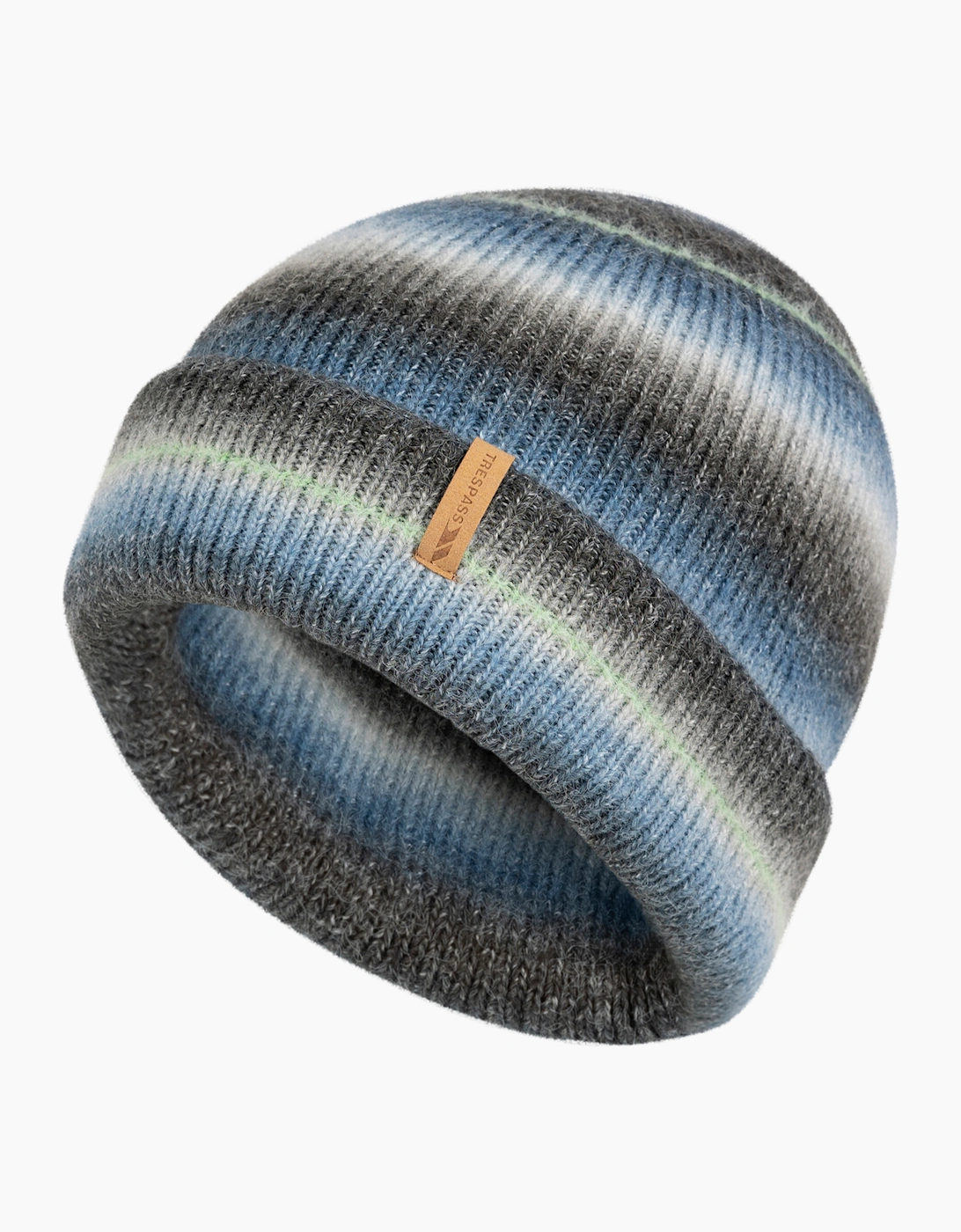 Trespass Unisex Blue Adult Chevron Beanie - Size: One Size