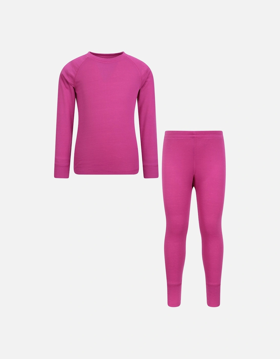 Mountain Warehouse Boy's Mountain Warehouse Childrens/Kids Talus Plain Base Layer Set - Pink