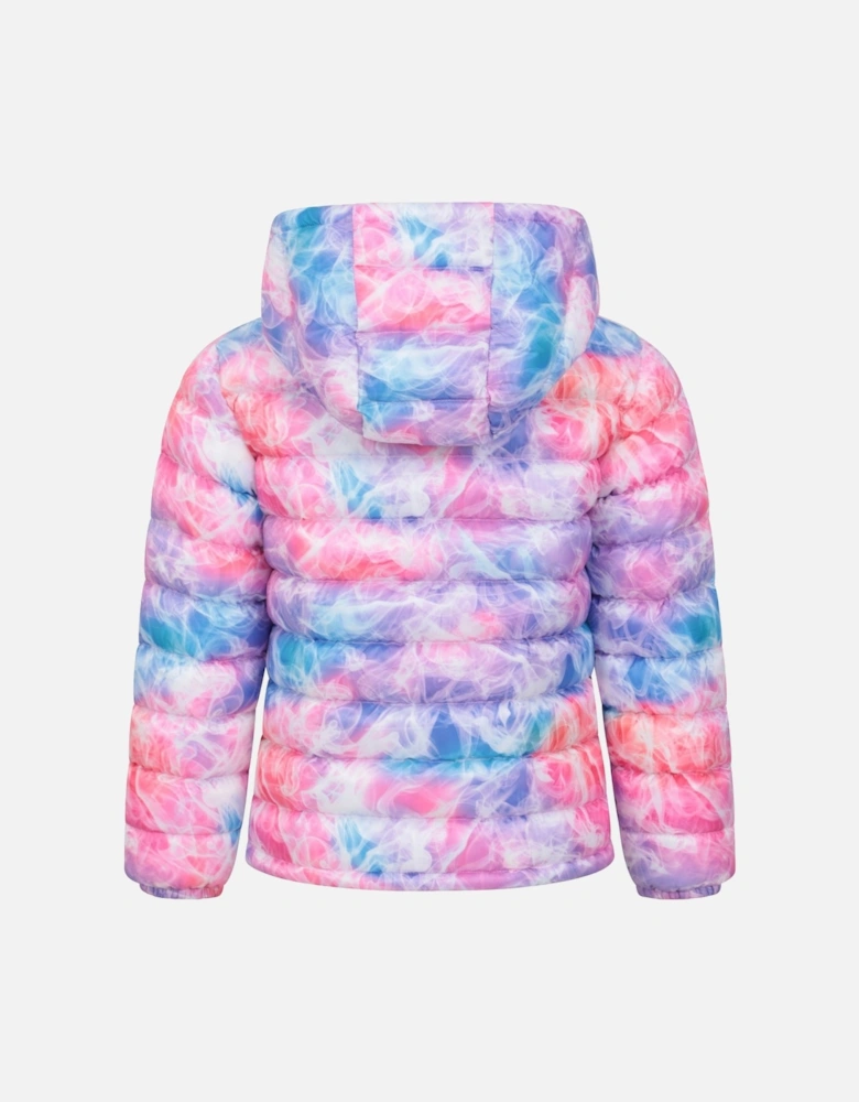 Childrens/Kids Seasons Tie Dye Padded Jacket