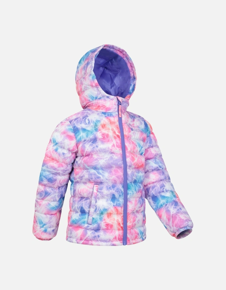 Childrens/Kids Seasons Tie Dye Padded Jacket