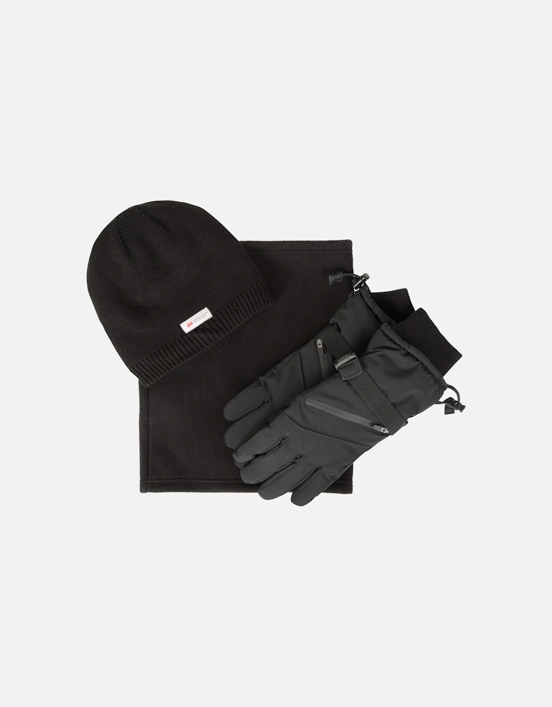 Mens Waterproof Windproof Ski Accessory Set, 6 of 5