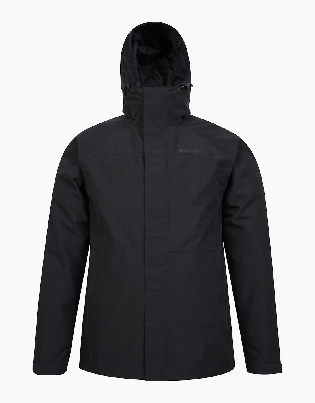 Mountain Warehouse Men's Mountain Warehouse Mens Alaskan 3 In 1 Waterproof Jacket - Black