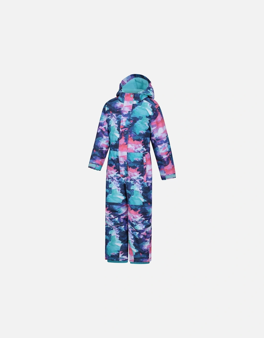 Childrens/Kids Cloud Print Waterproof All In One Snowsuit