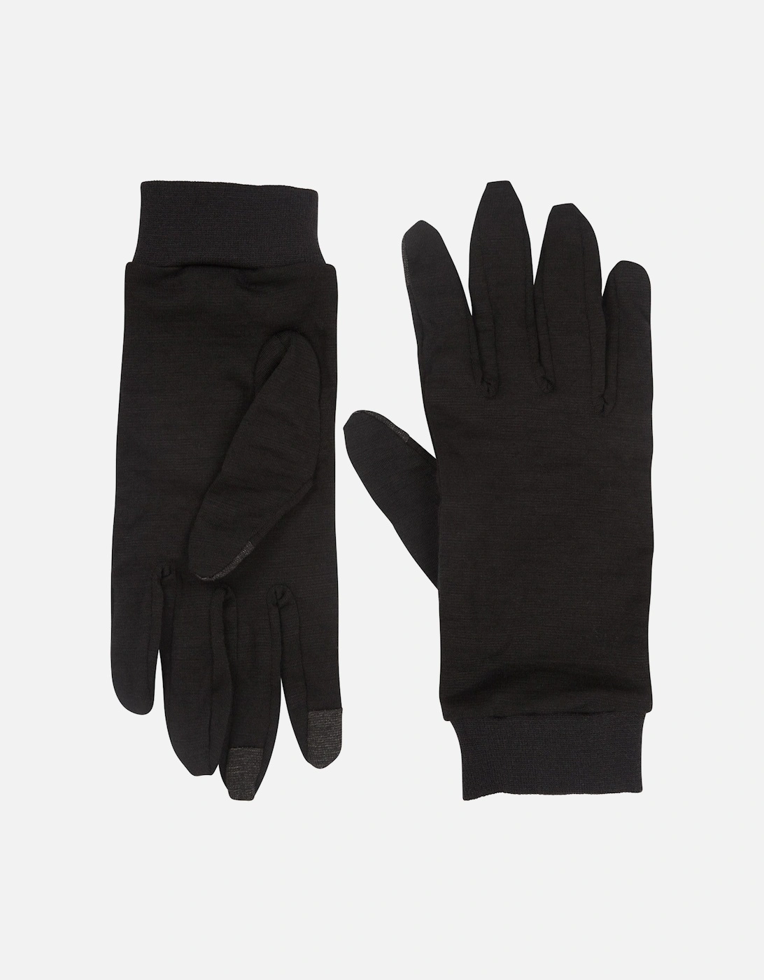 Mountain Warehouse Women's Black / Silk Gloves - One Size - Image 2