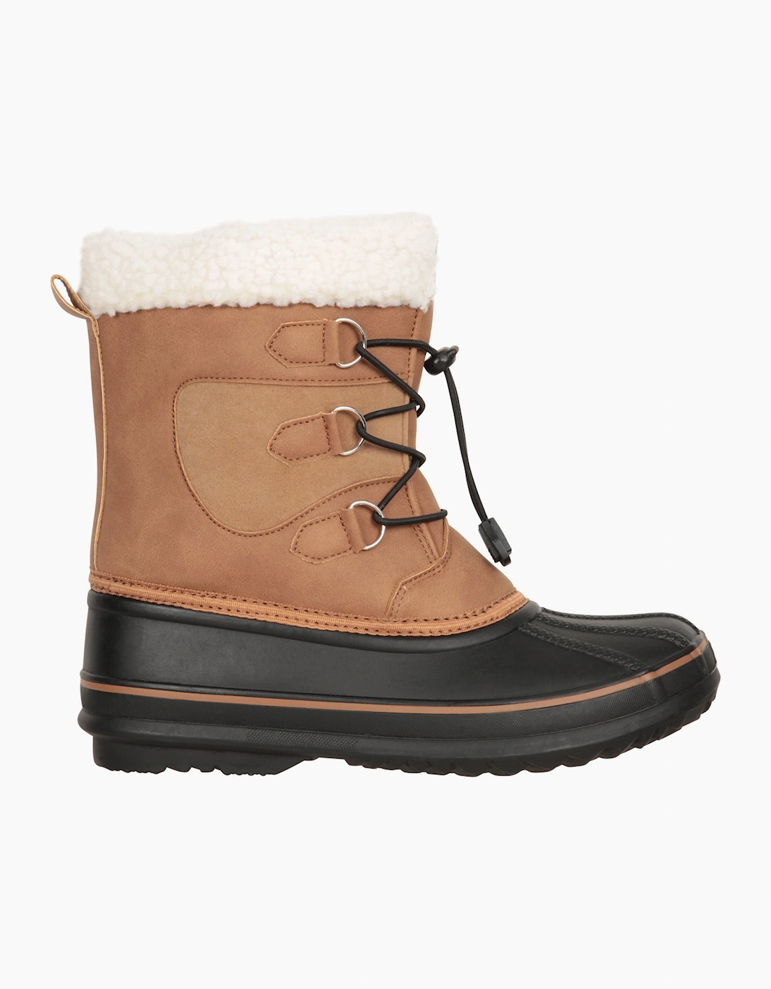 Mountain Warehouse Mountain Warehouse Childrens/Kids Adaptive Lace Up Snow Boots - Brown
