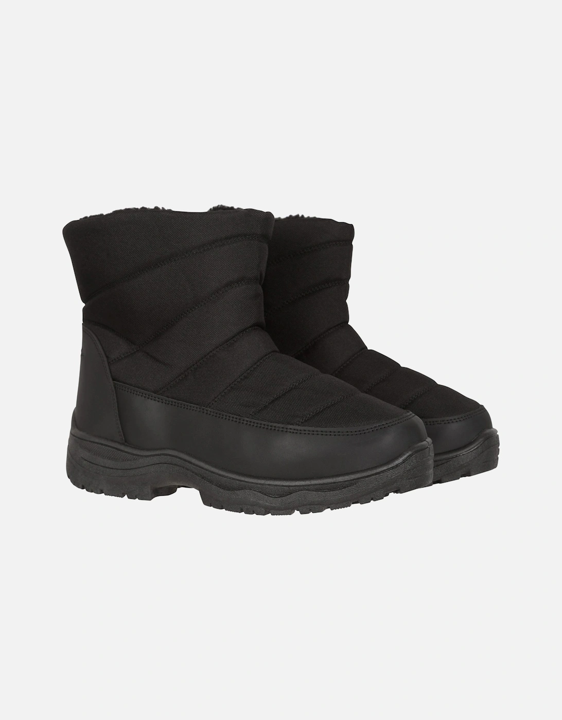 Mountain Warehouse Women's Black Icey Fleece Lined Ankle Snow Boots - 6 Uk - 100% Mixed - Image 2