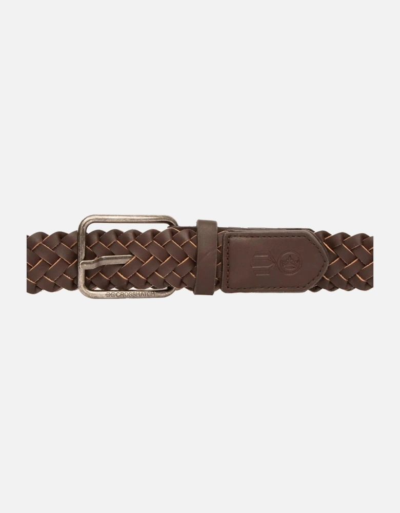 Mens Pretzel Woven Waist Belt