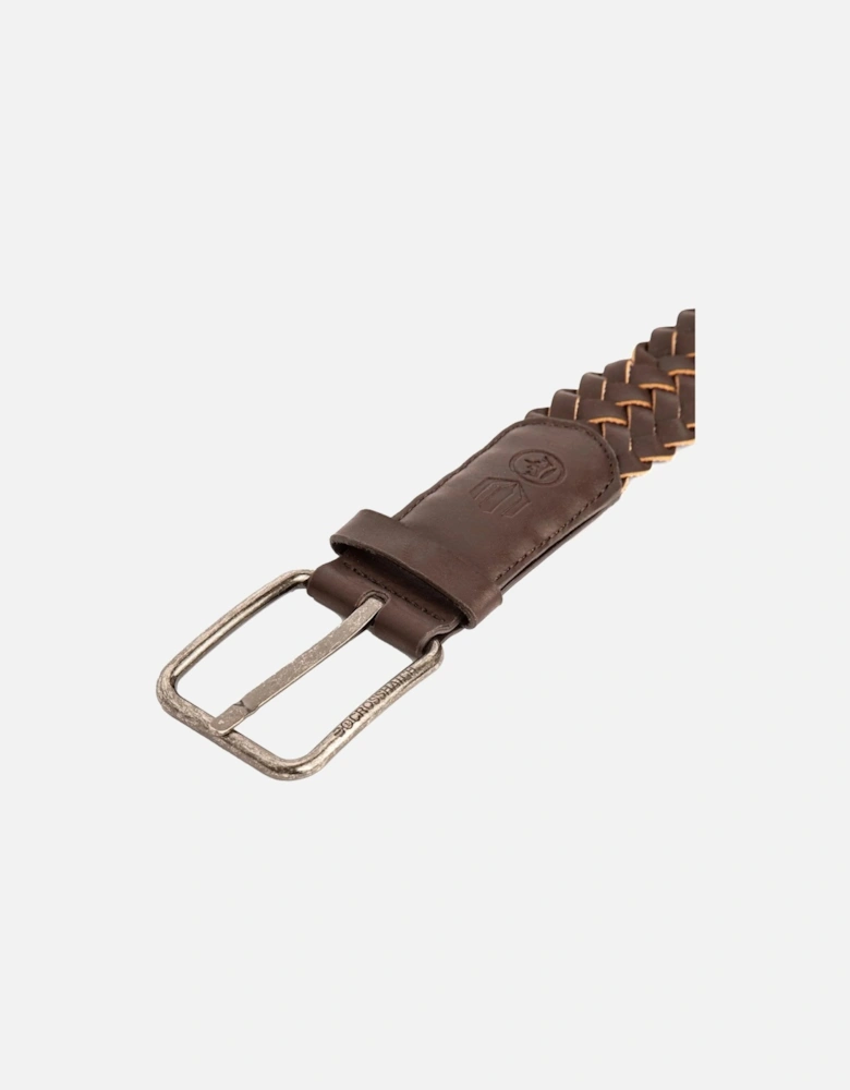 Mens Pretzel Woven Waist Belt