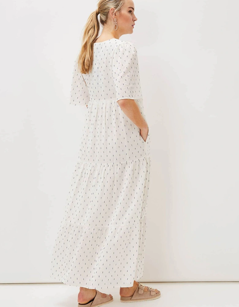 Blakely Cotton Dash Maxi Dress