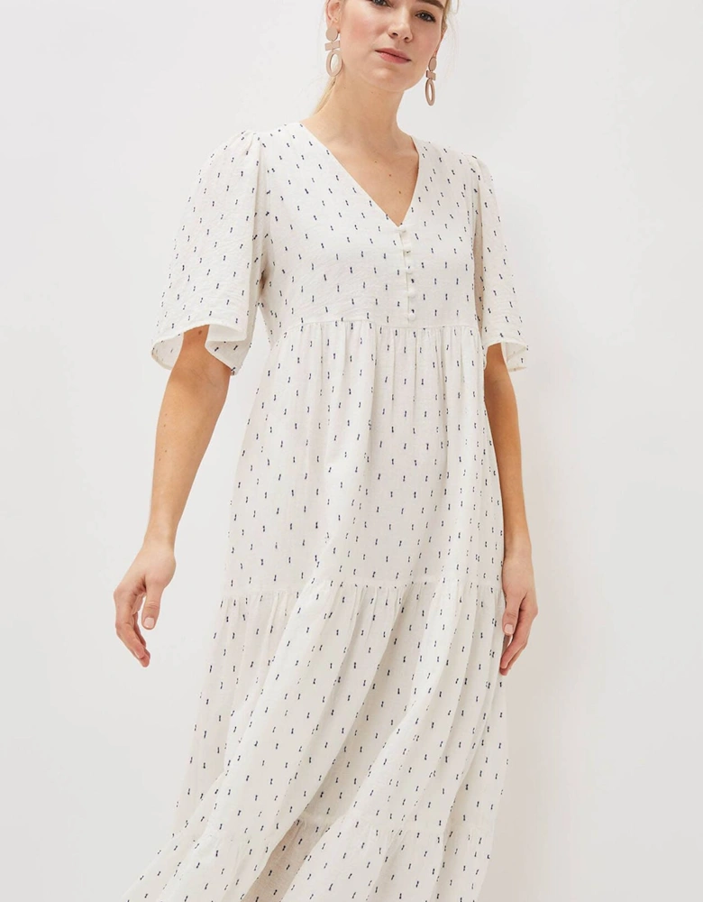 Blakely Cotton Dash Maxi Dress