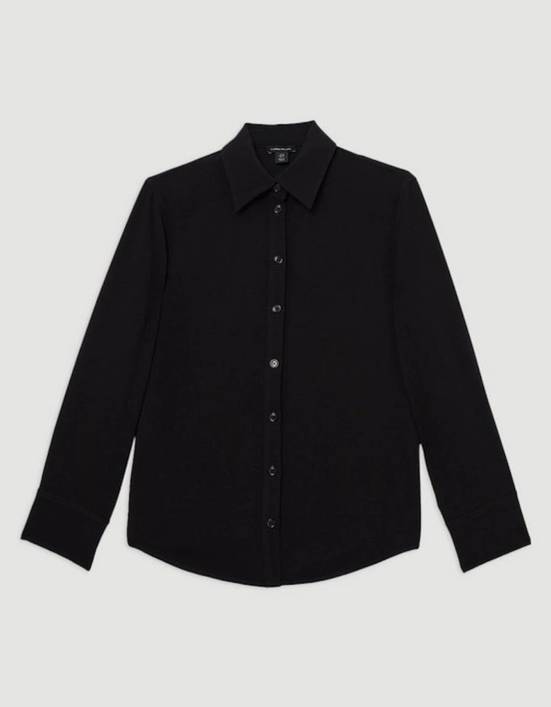 Tailored Crepe Essential Shirt