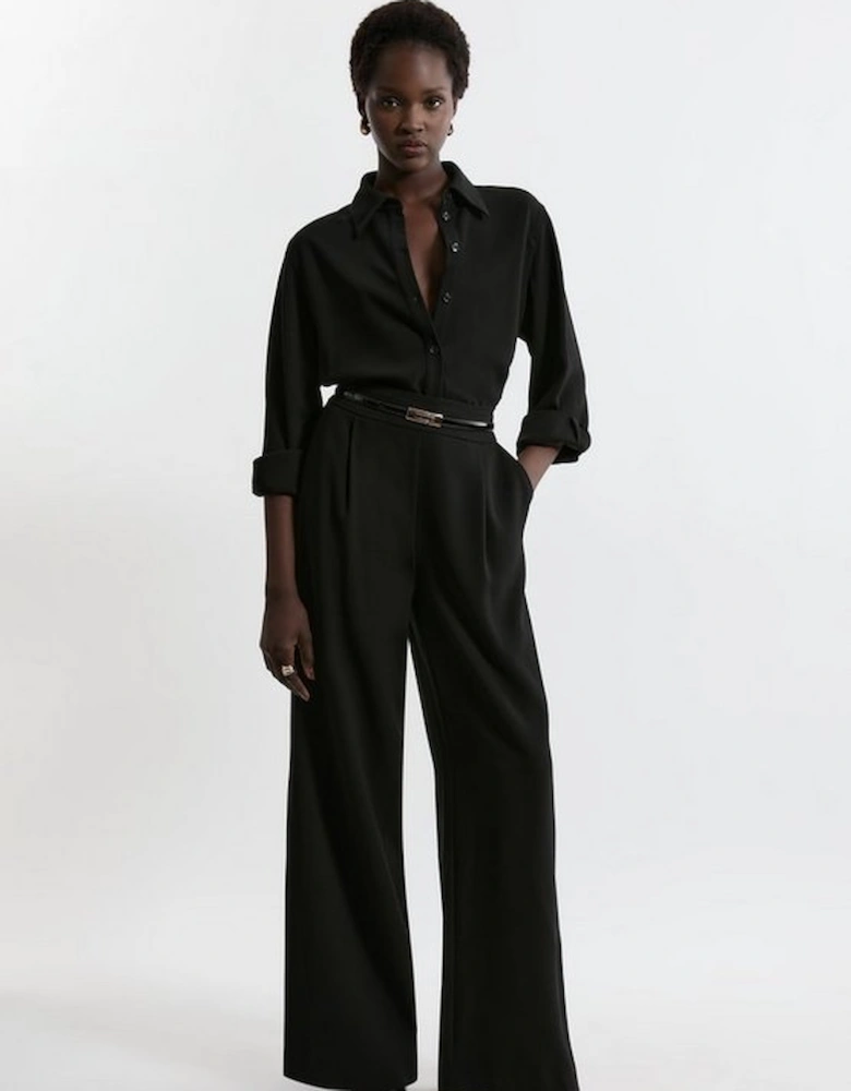 Tailored Crepe Essential Shirt