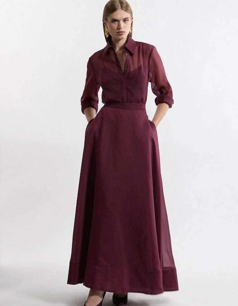 Lydia Millen Tall Organdie Woven Shirt