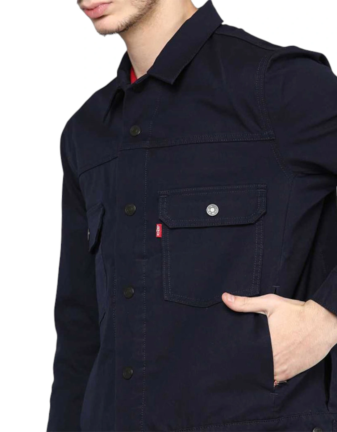 LEVIS 39446 Mens Jacket LEVI Fleece Zip Coat Classic Pullover Casual Outwear Top