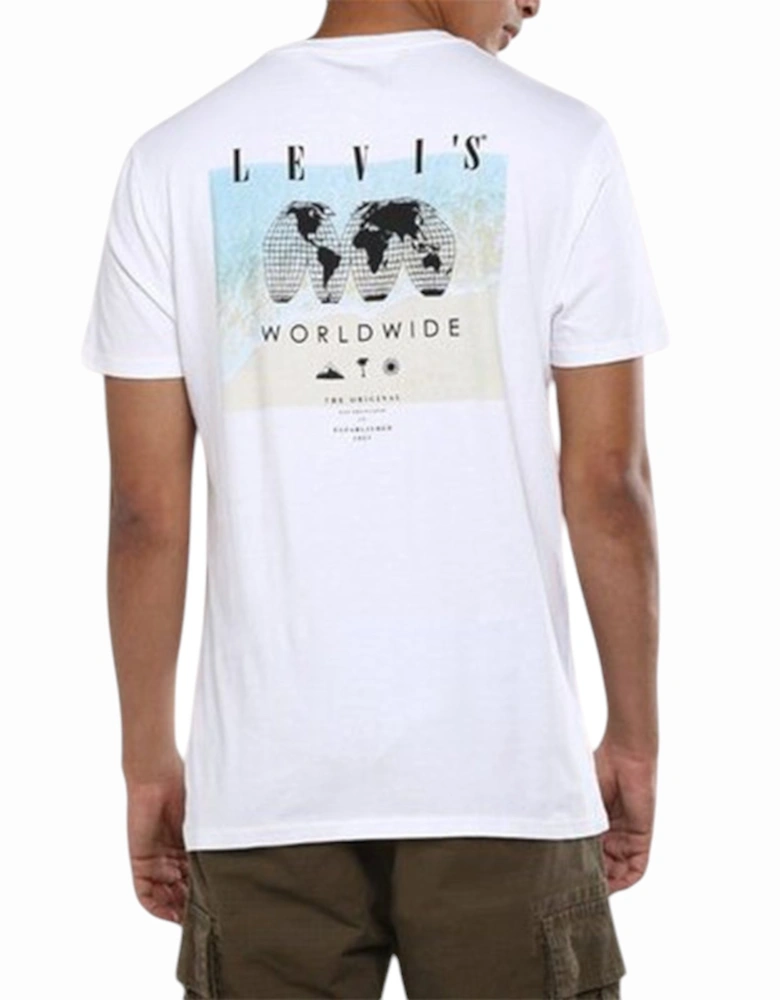 Levis 16960 Men's T Shirt Crew Neck Casual Tee Summer Cotton Tops LEVI Top White