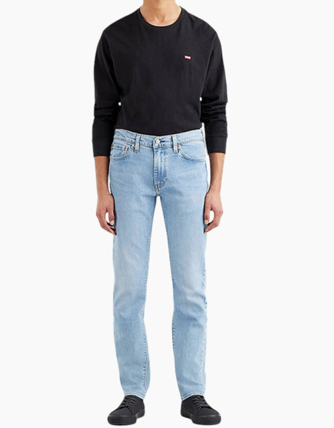 Levi's Levi's Men's LEVIS 511 Mens Jeans Original Riveted Stretch Slim Fit Wash Blue Denim Bottom